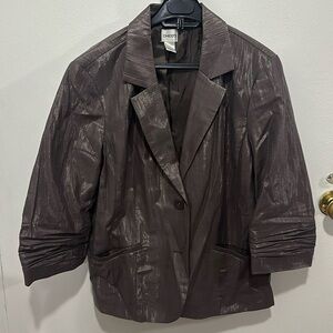 Chicos Metallic Blazer